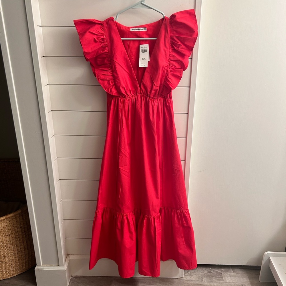 Red dress. Beautiful. TTS. Not for larger breasts